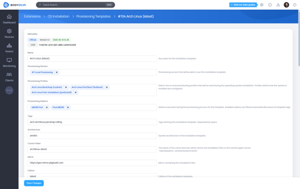 Arch Linux Support - EasyDCIM v1.26.0