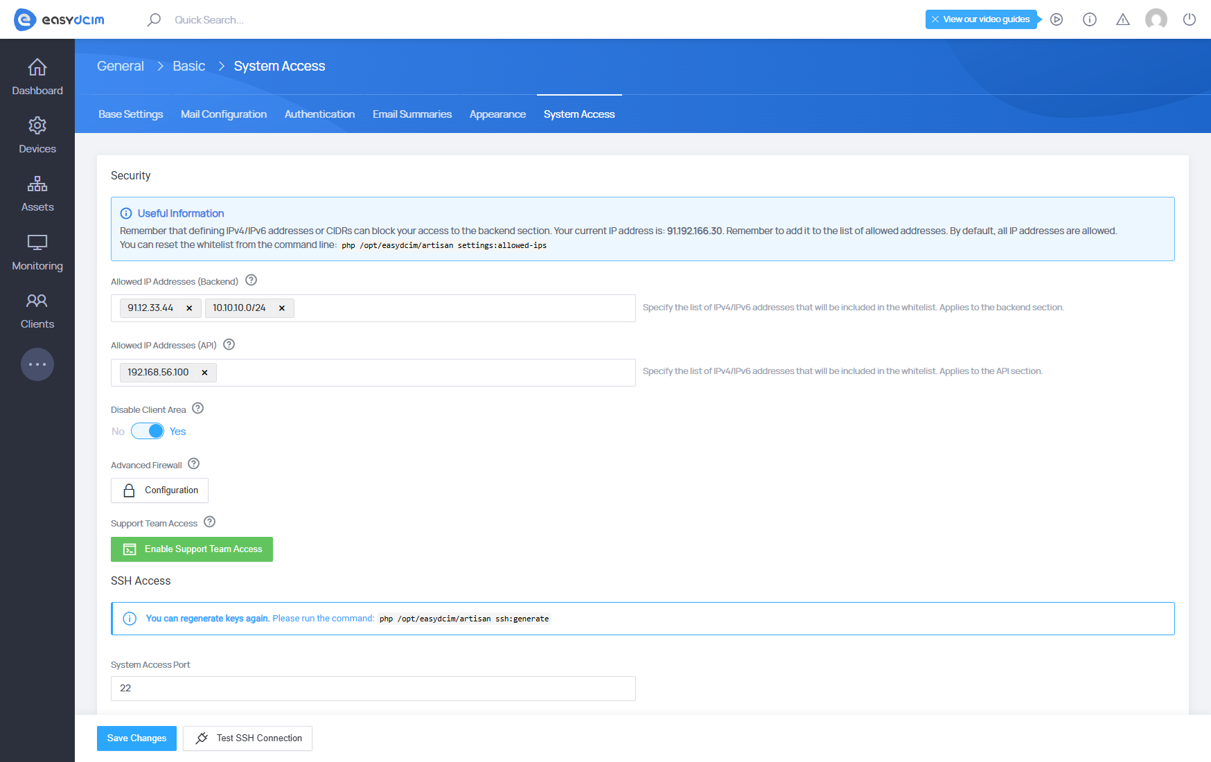 System Configuration - EasyDCIM Documentation
