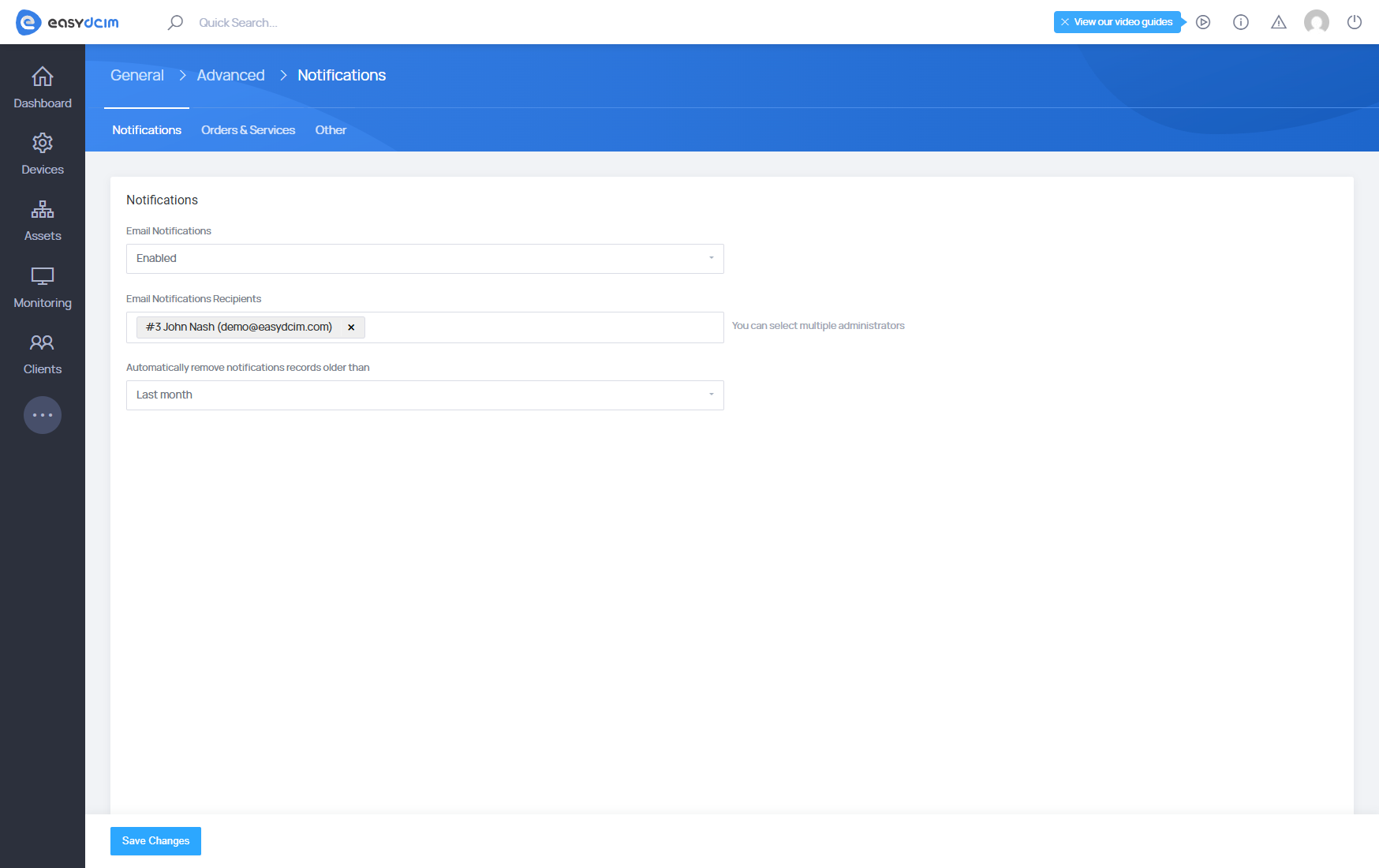 System Configuration - EasyDCIM Documentation