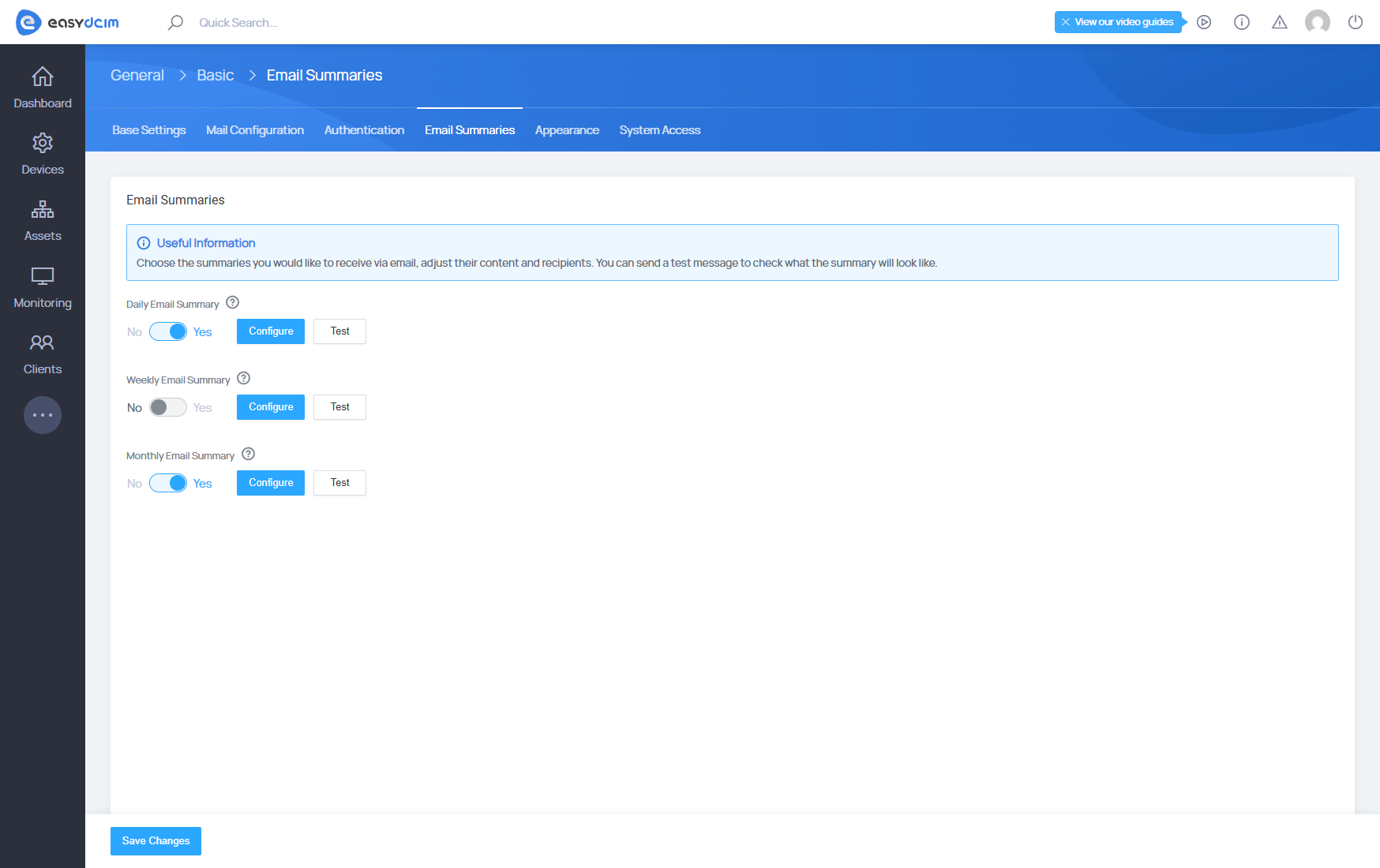 System Configuration - EasyDCIM Documentation