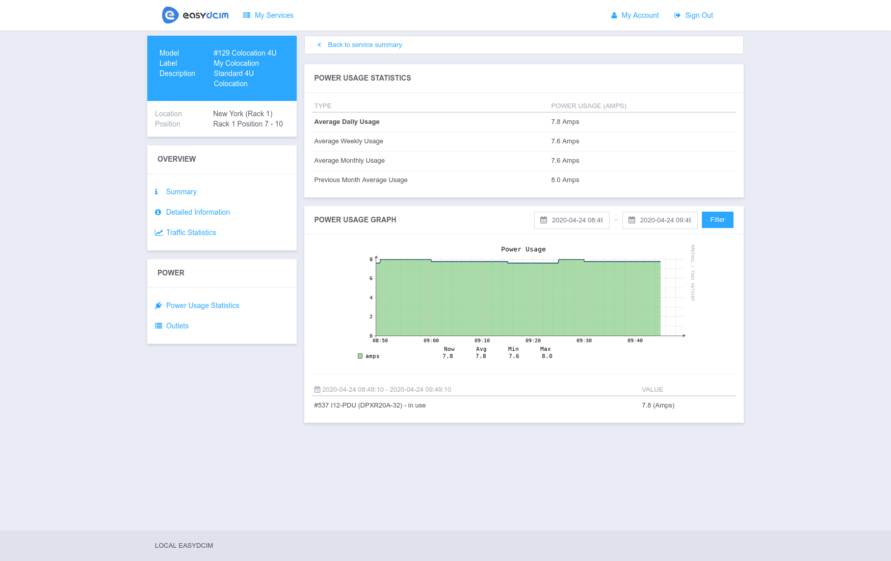 Client Area Overview - EasyDCIM Documentation