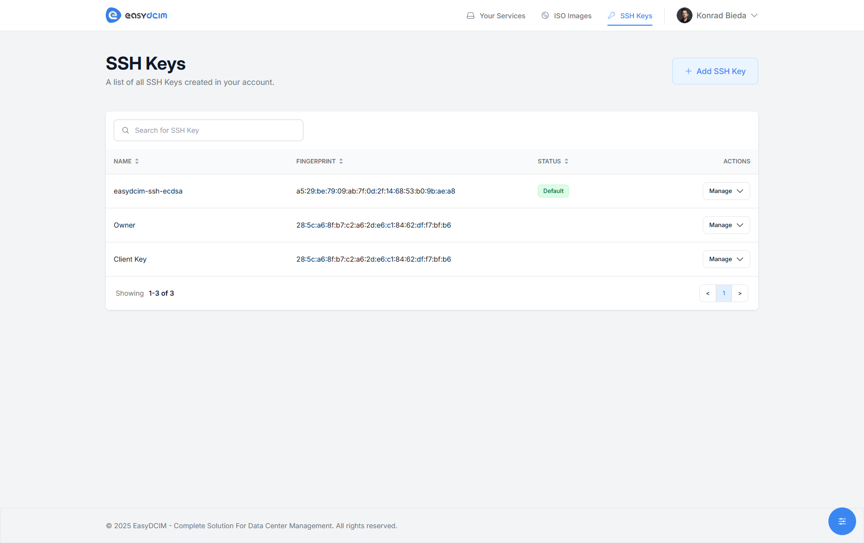 Client Area Overview - EasyDCIM Documentation