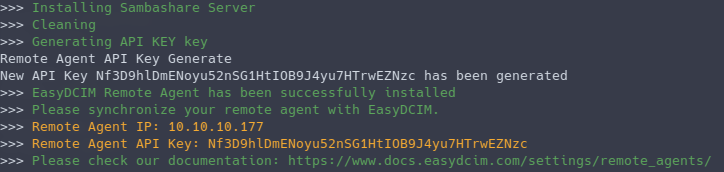 Remote Agent Installation Script - EasyDCIM Documentation