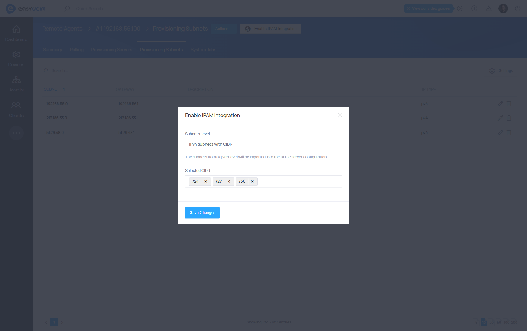 IP Address Management Integration - EasyDCIM Documentation