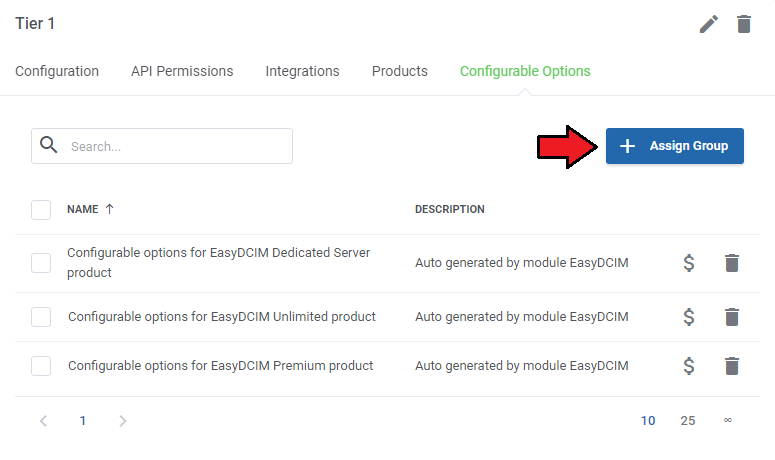Configurable Options Management: WHMCS Products Reseller Module - EasyDCIM Documentation