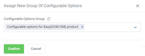 Assigning Configurable Options to Group: WHMCS Products Reseller Module - EasyDCIM Documentation