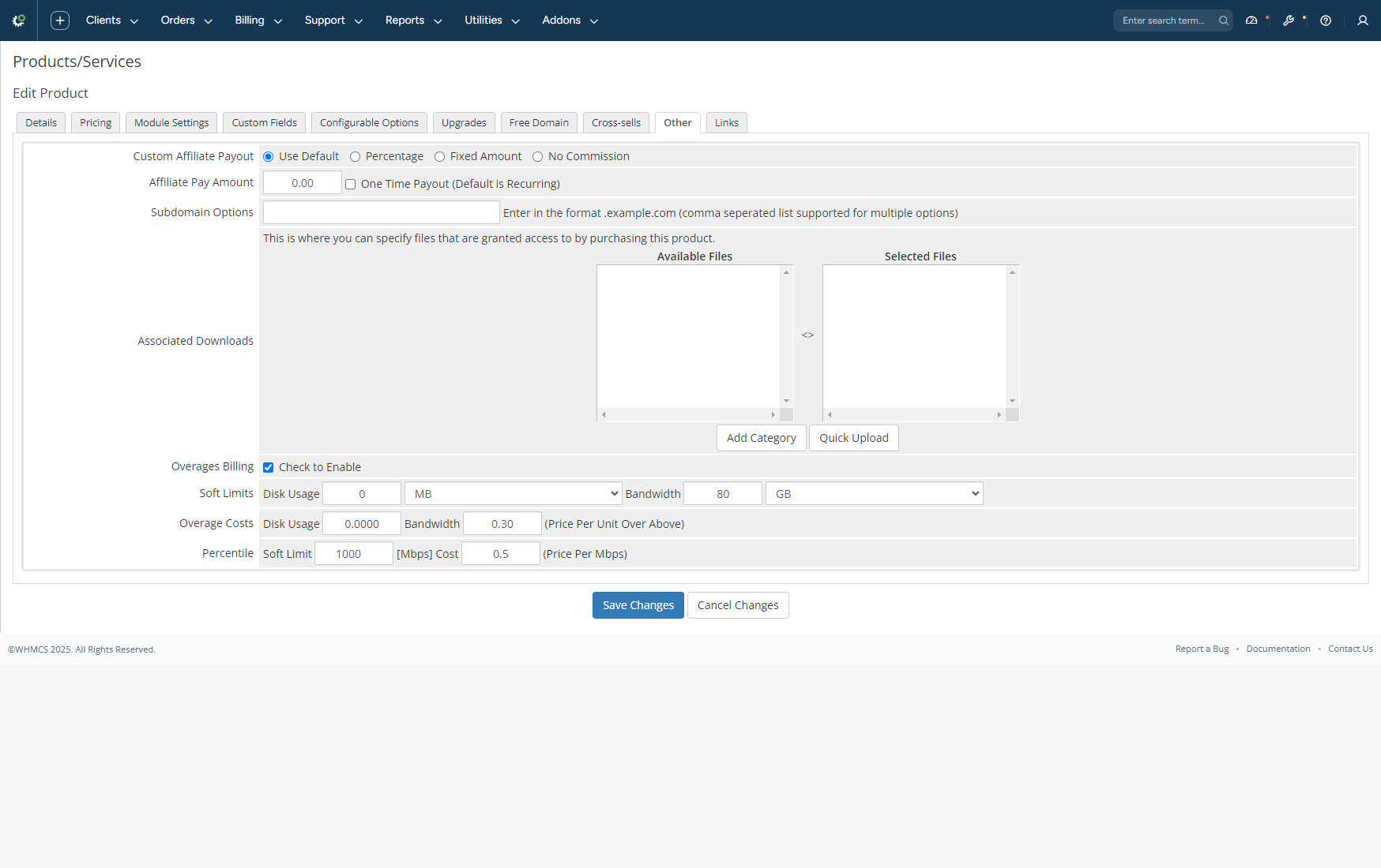 Billing Integration - EasyDCIM