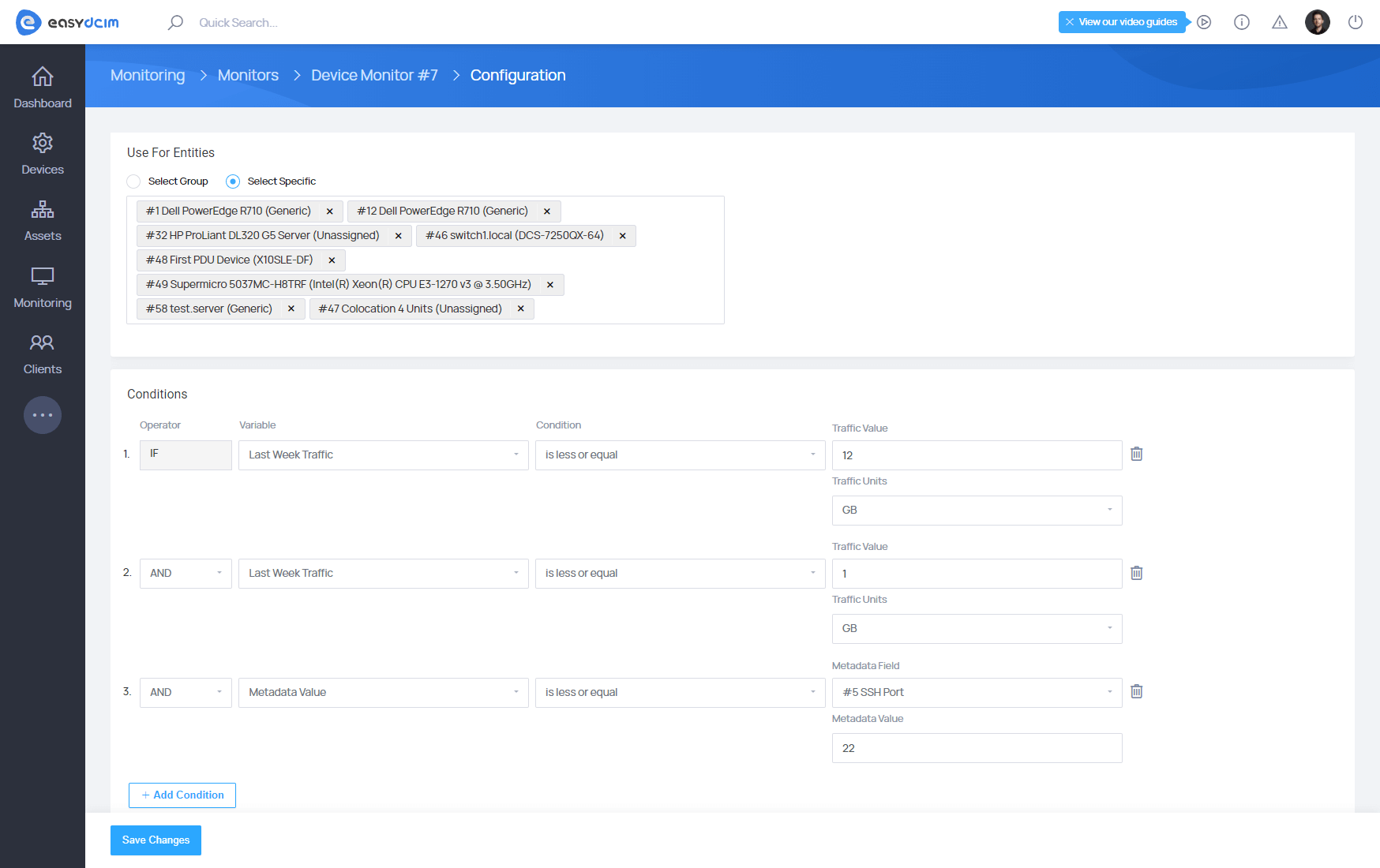 Advanced Monitoring Monitoring - EasyDCIM