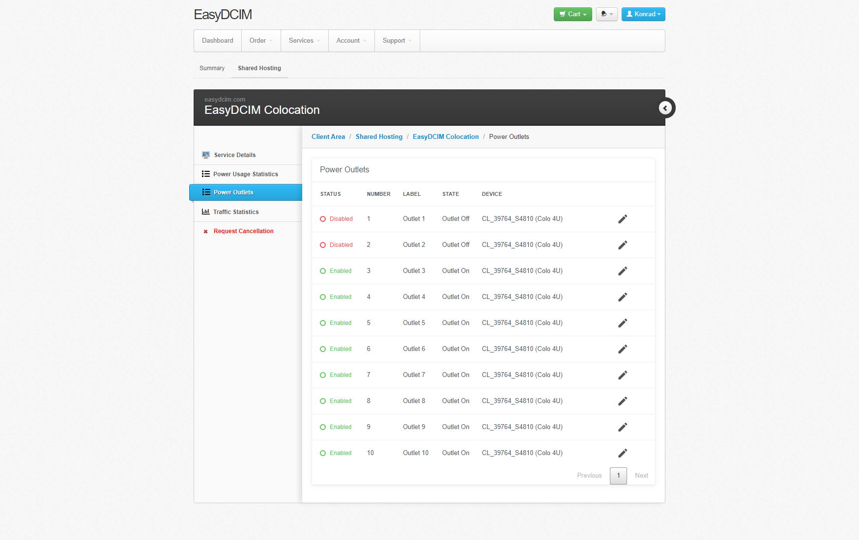 EasyDCIM Colocation For HostBill Module - Screenshot 3