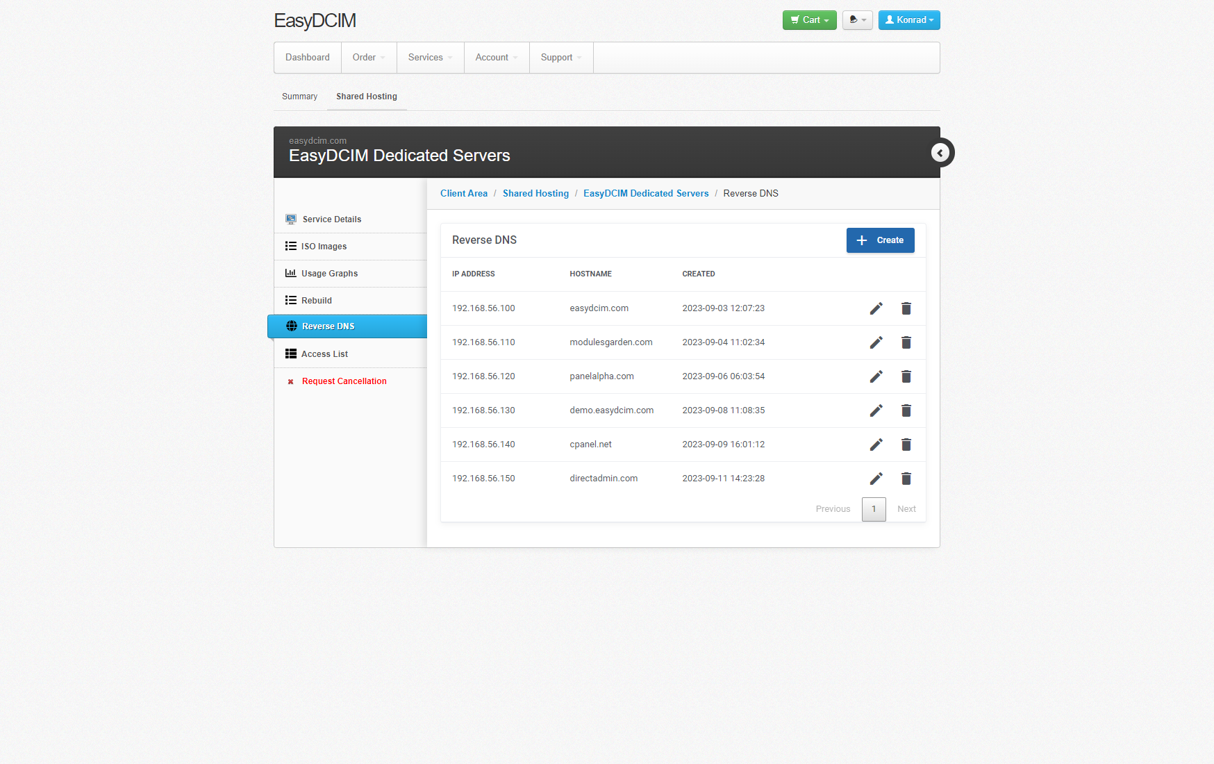 EasyDCIM Dedicated Servers For HostBill Module - Screenshot 8