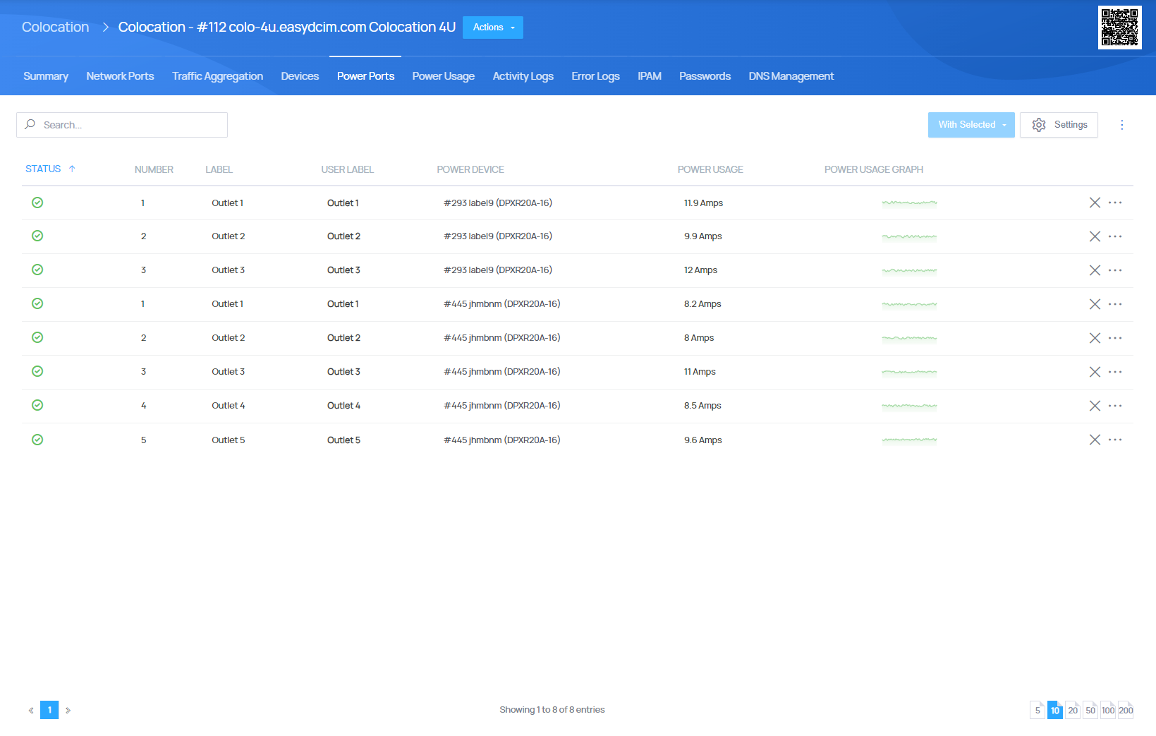 Colocation Management - EasyDCIM Administration - Screenshot 3