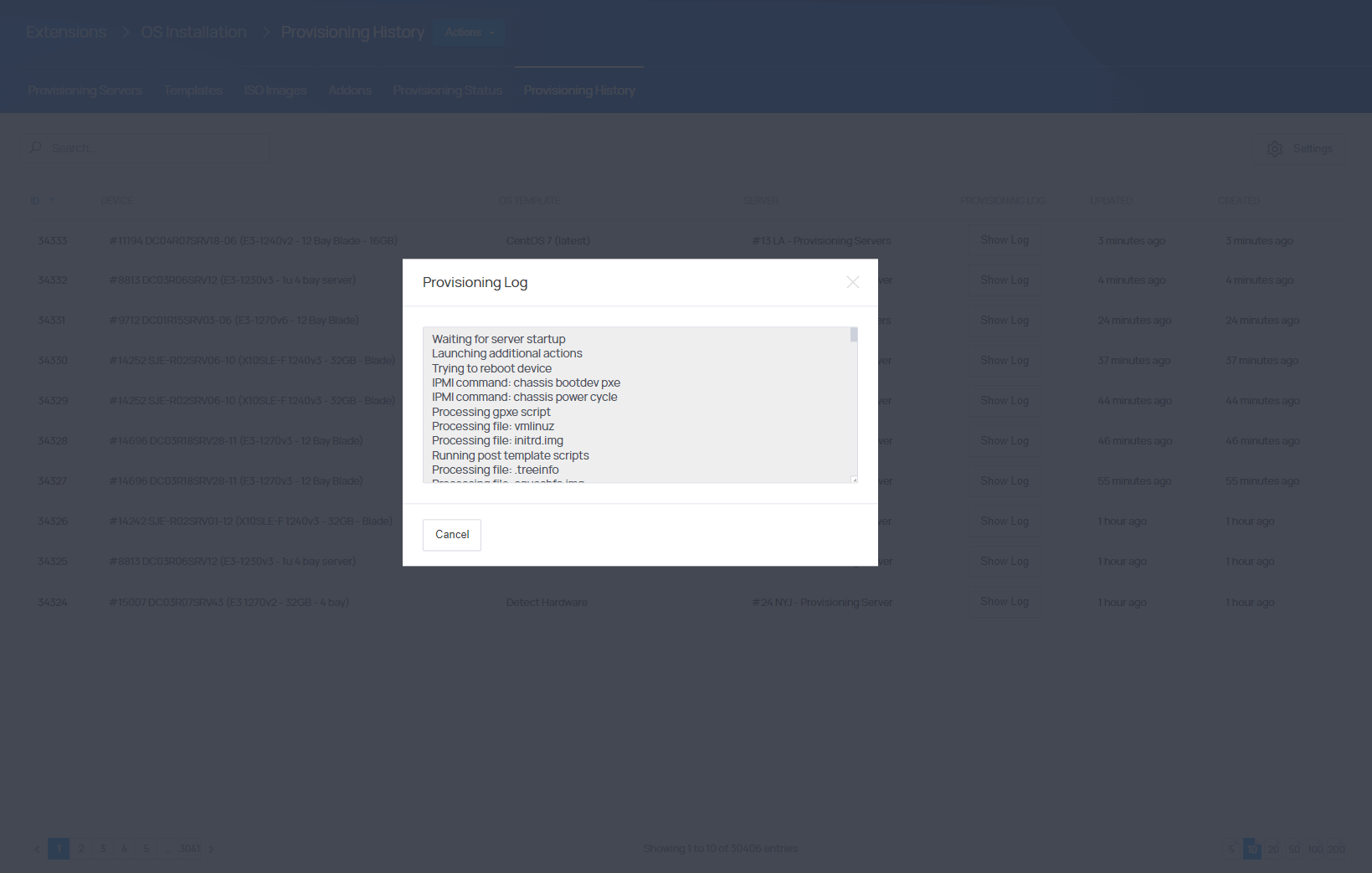 OS Recovery Mode & OS Diagnostics Templates - EasyDCIM Administration - Screenshot 6