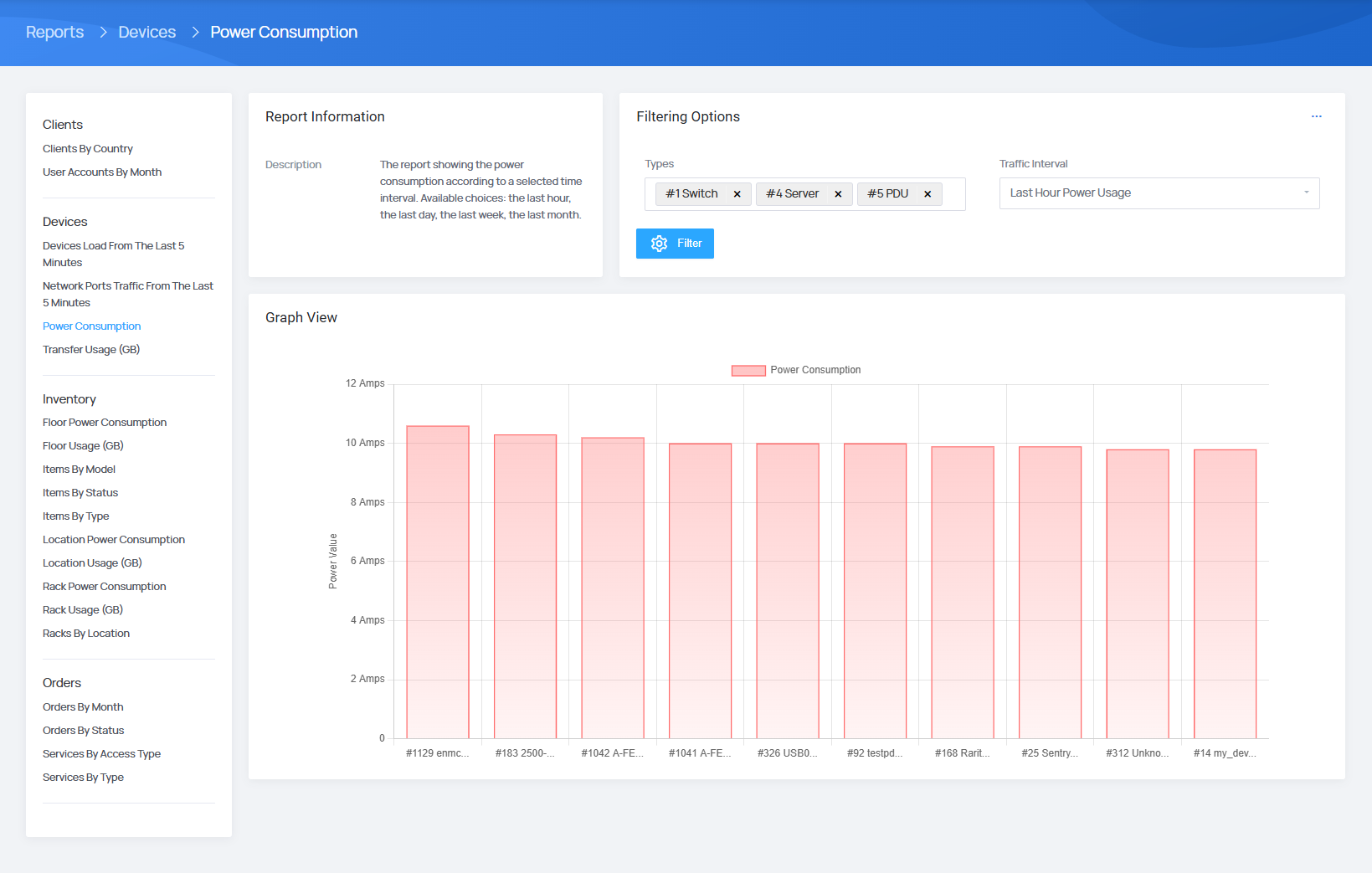 Personalized Reports & Activity Logs - EasyDCIM Administration - Screenshot 2