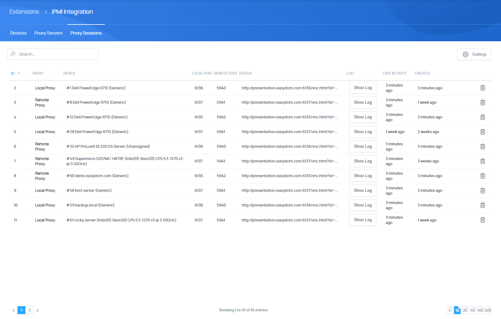 SNMP & IPMI Integrations - EasyDCIM Administration - Screenshot 4