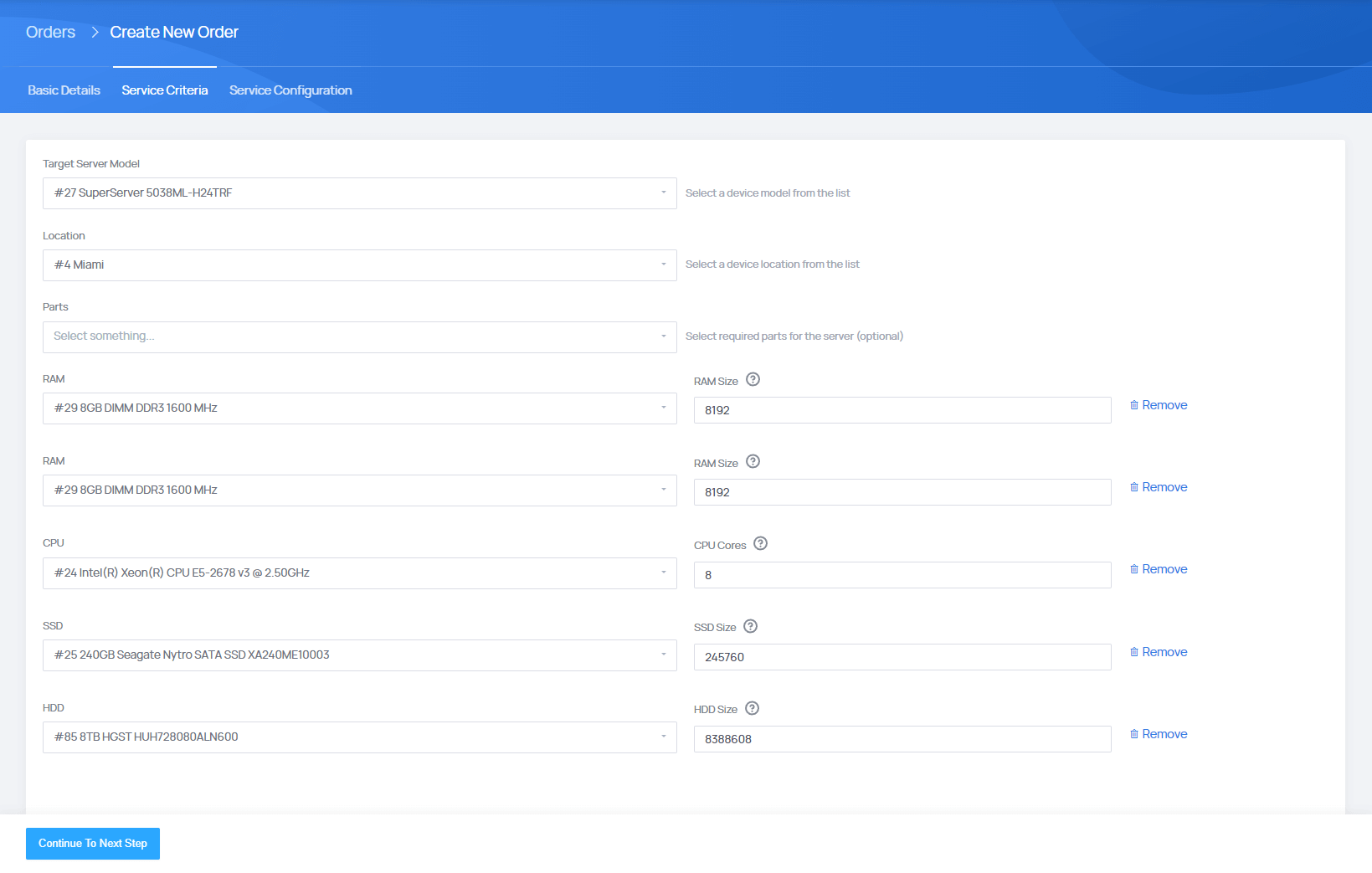 Automatic Server Provisioning - EasyDCIM Automation - Screenshot 1