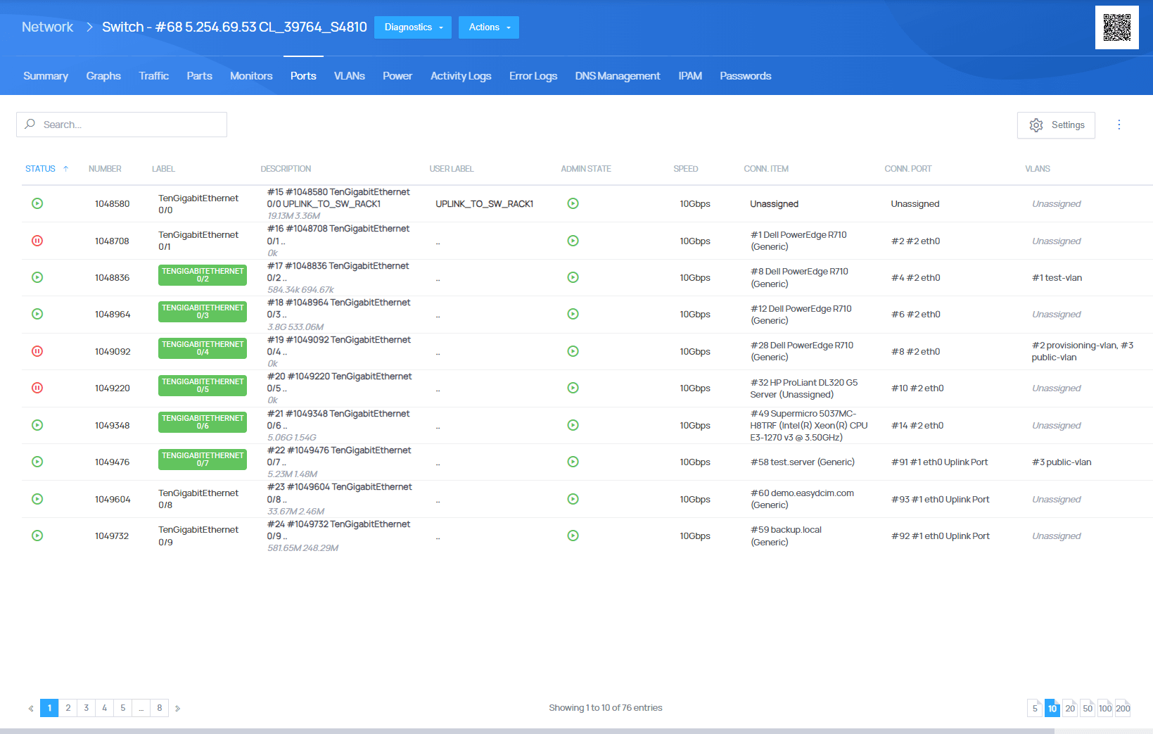 Network Auto-Discovering - EasyDCIM Automation - Screenshot 3