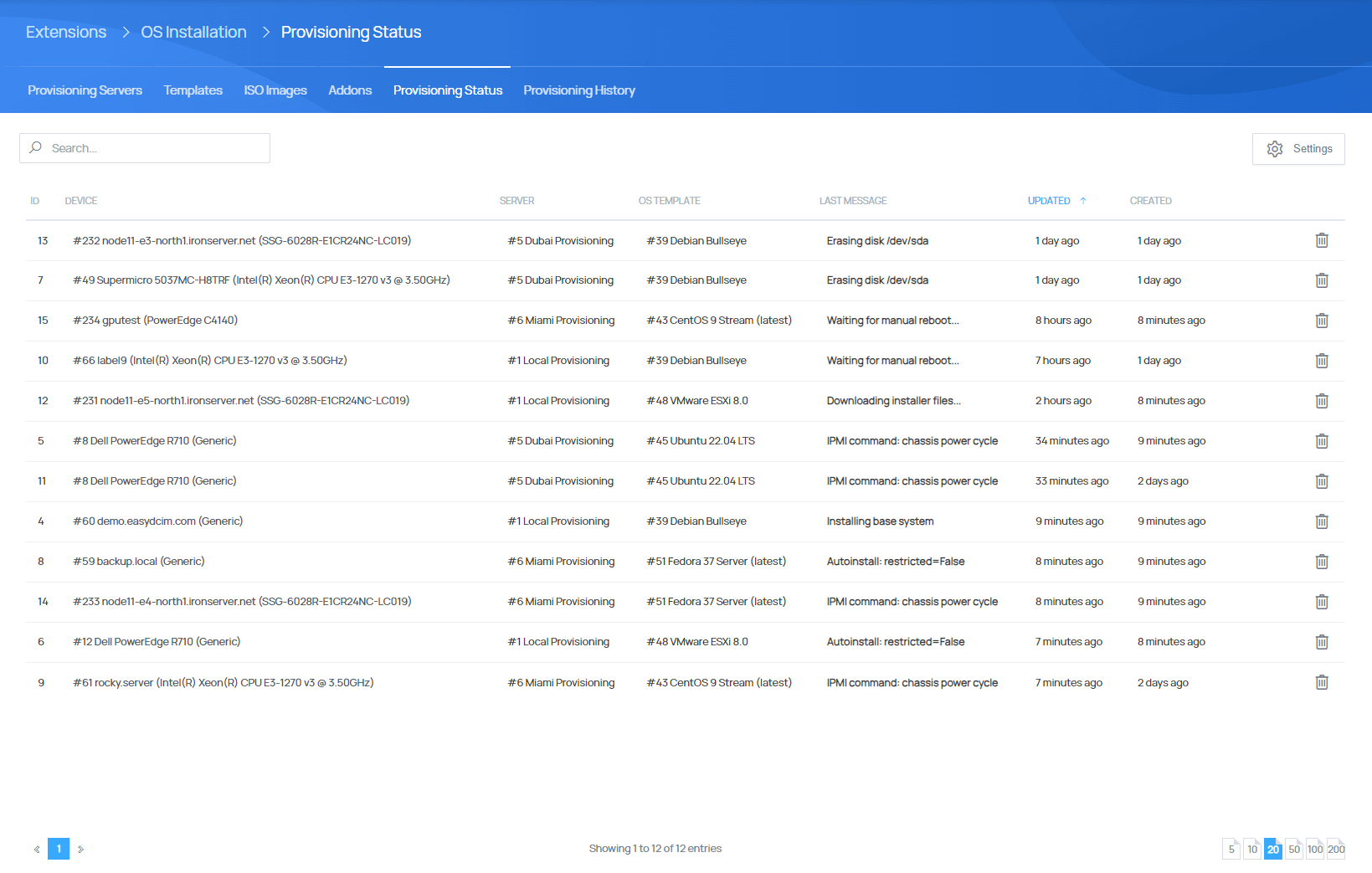 Unattended OS Installation - EasyDCIM Automation - Screenshot 6