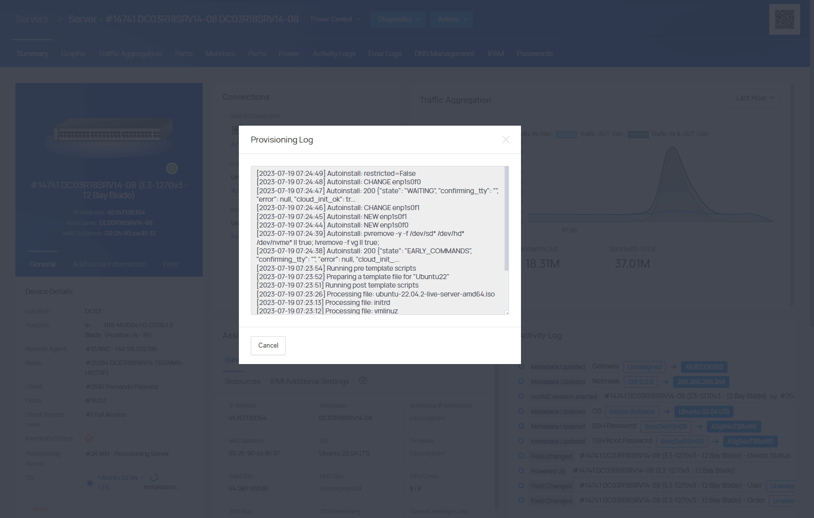 Unattended OS Installation - EasyDCIM Automation - Screenshot 9