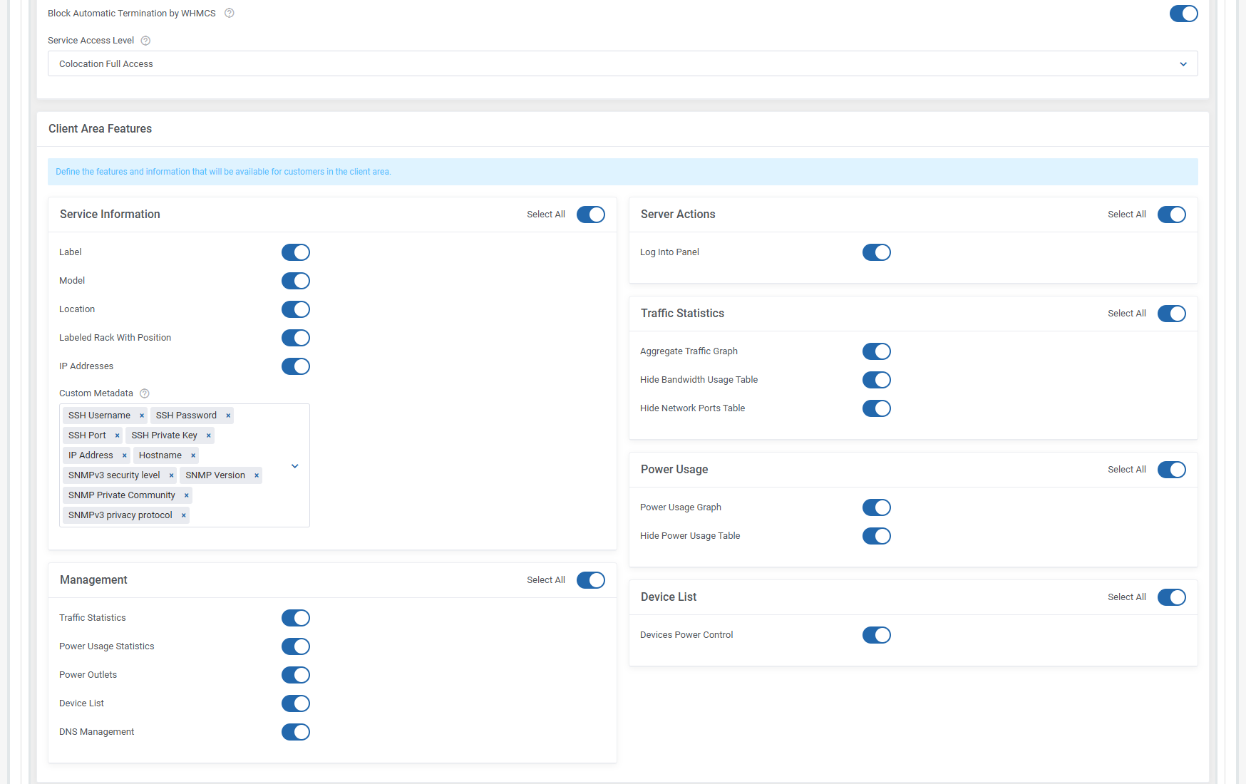 Colocation Services Billing - EasyDCIM Billing Integration - Screenshot 12