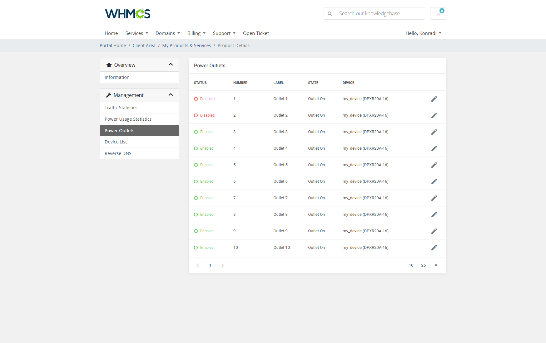 Colocation Services Billing - EasyDCIM Billing Integration - Screenshot 7