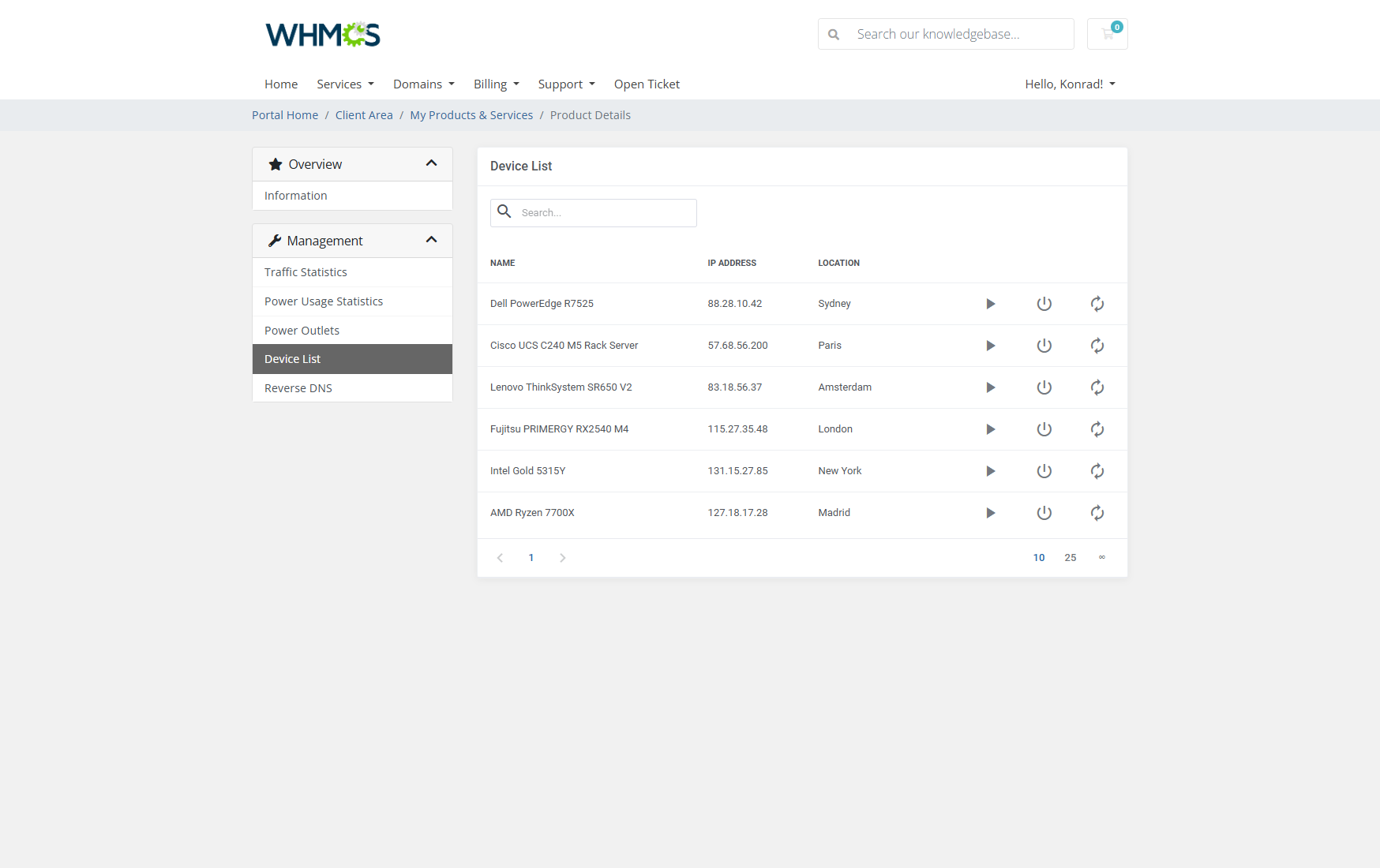 Colocation Services Billing - EasyDCIM Billing Integration - Screenshot 8