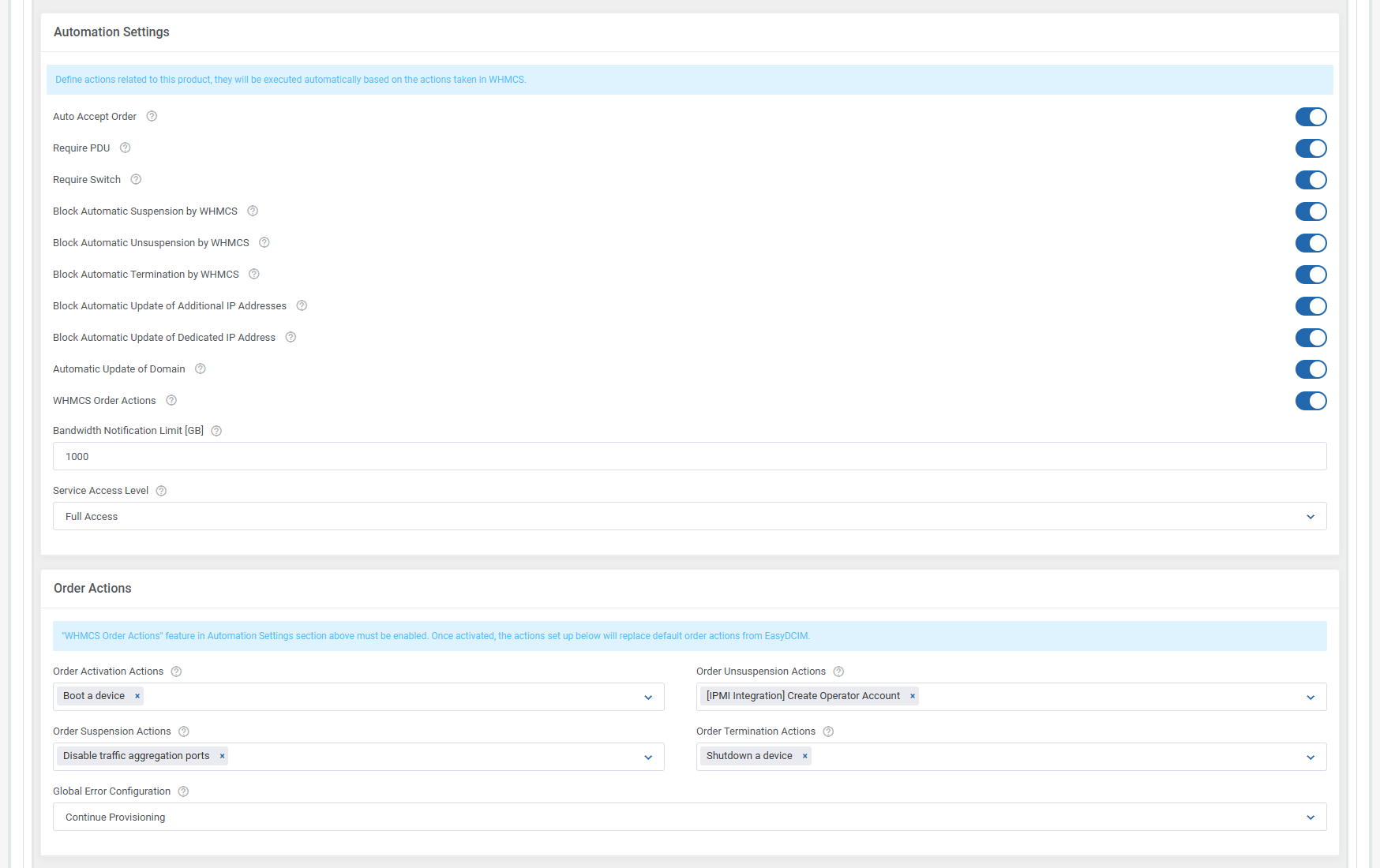 Complete WHMCS Integration - EasyDCIM Billing Integration - Screenshot 18