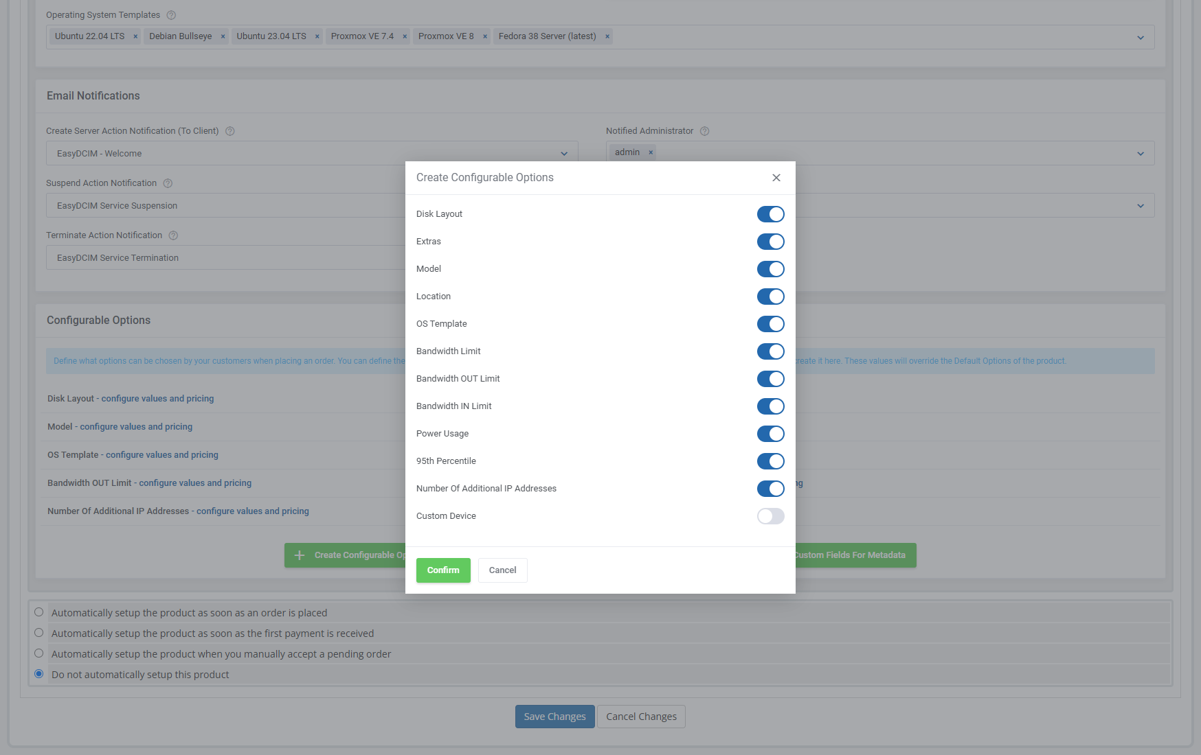 Dedicated Servers Billing - EasyDCIM Billing Integration - Screenshot 12