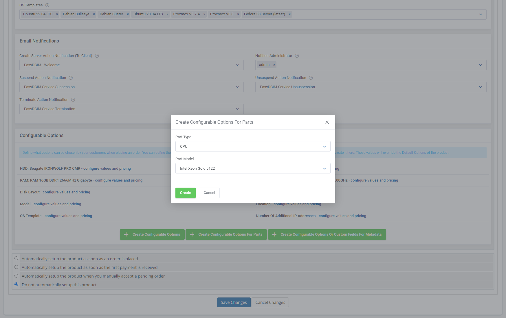 Dedicated Servers Billing - EasyDCIM Billing Integration - Screenshot 13