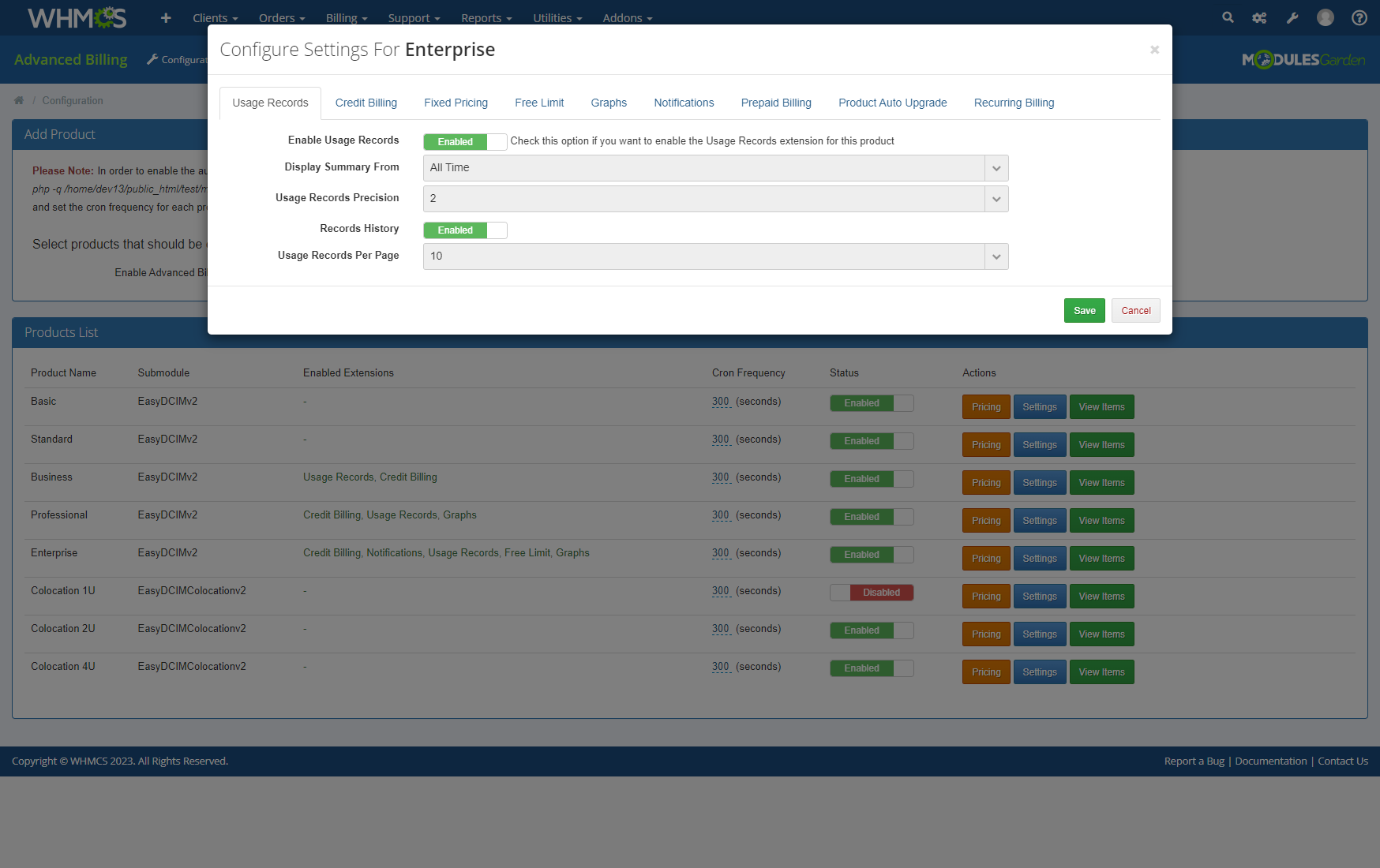 Dedicated Servers Billing - EasyDCIM Billing Integration - Screenshot 9