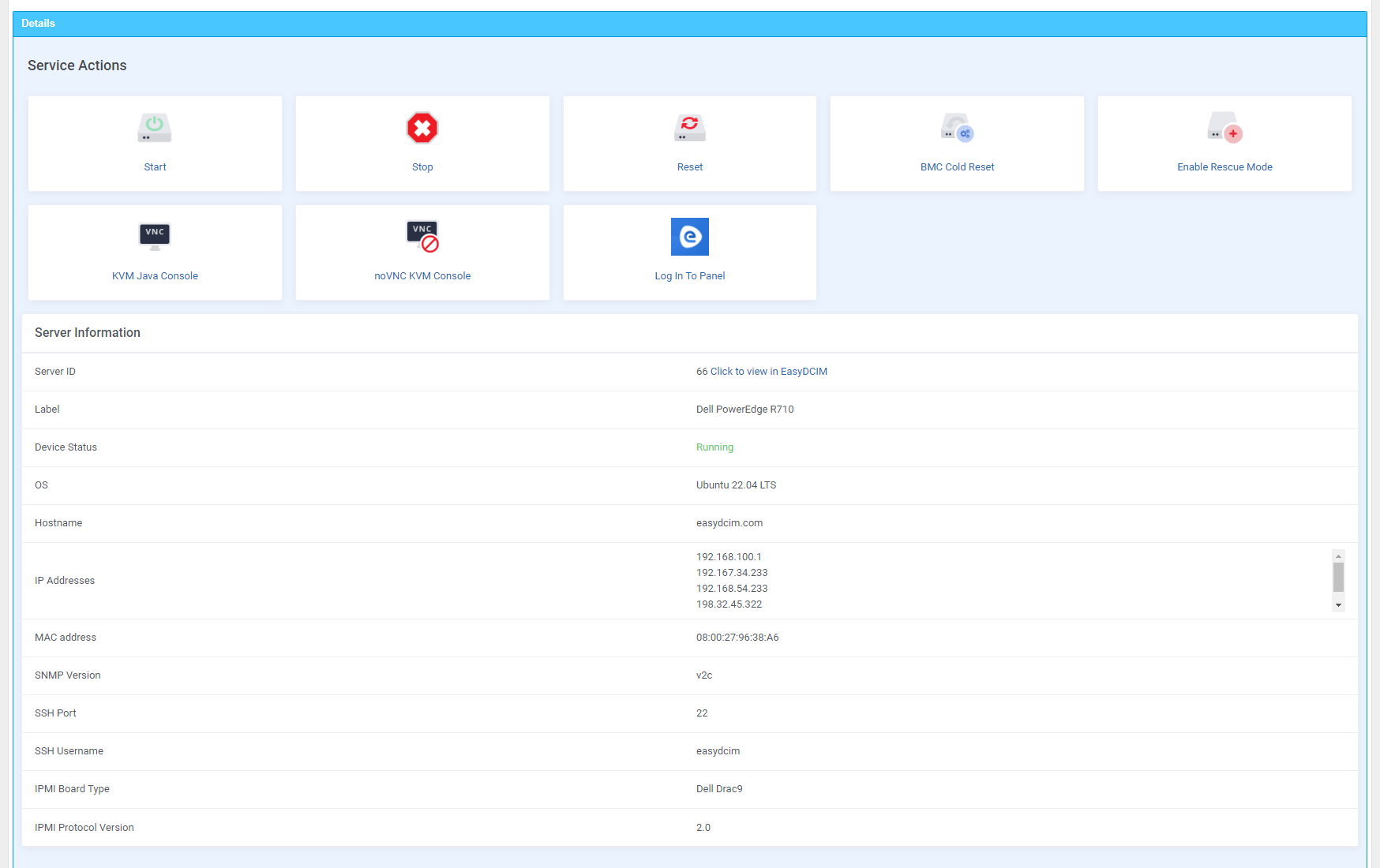 Seamless HostBill Integration - EasyDCIM Billing Integration - Screenshot 1