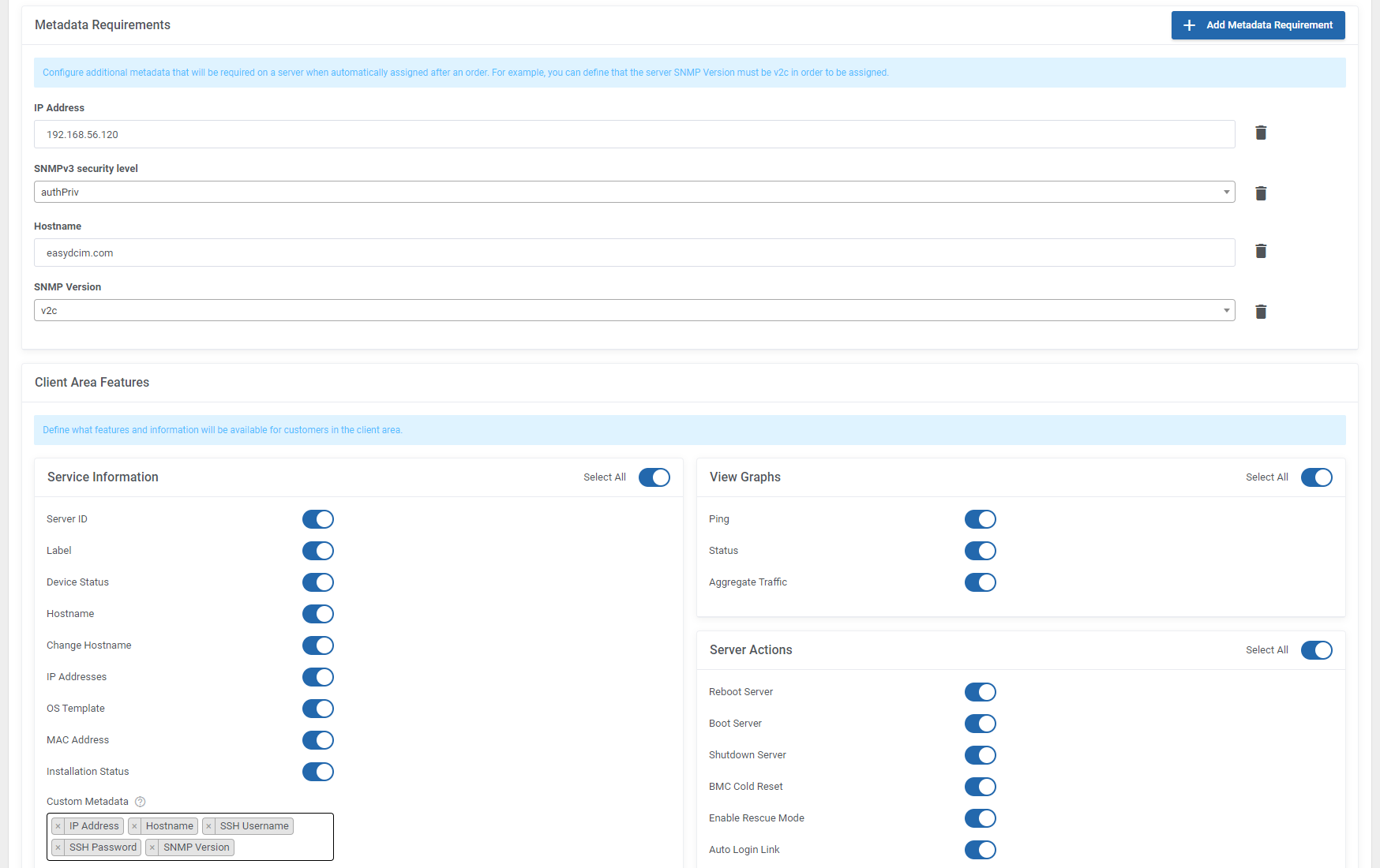 Seamless HostBill Integration - EasyDCIM Billing Integration - Screenshot 19