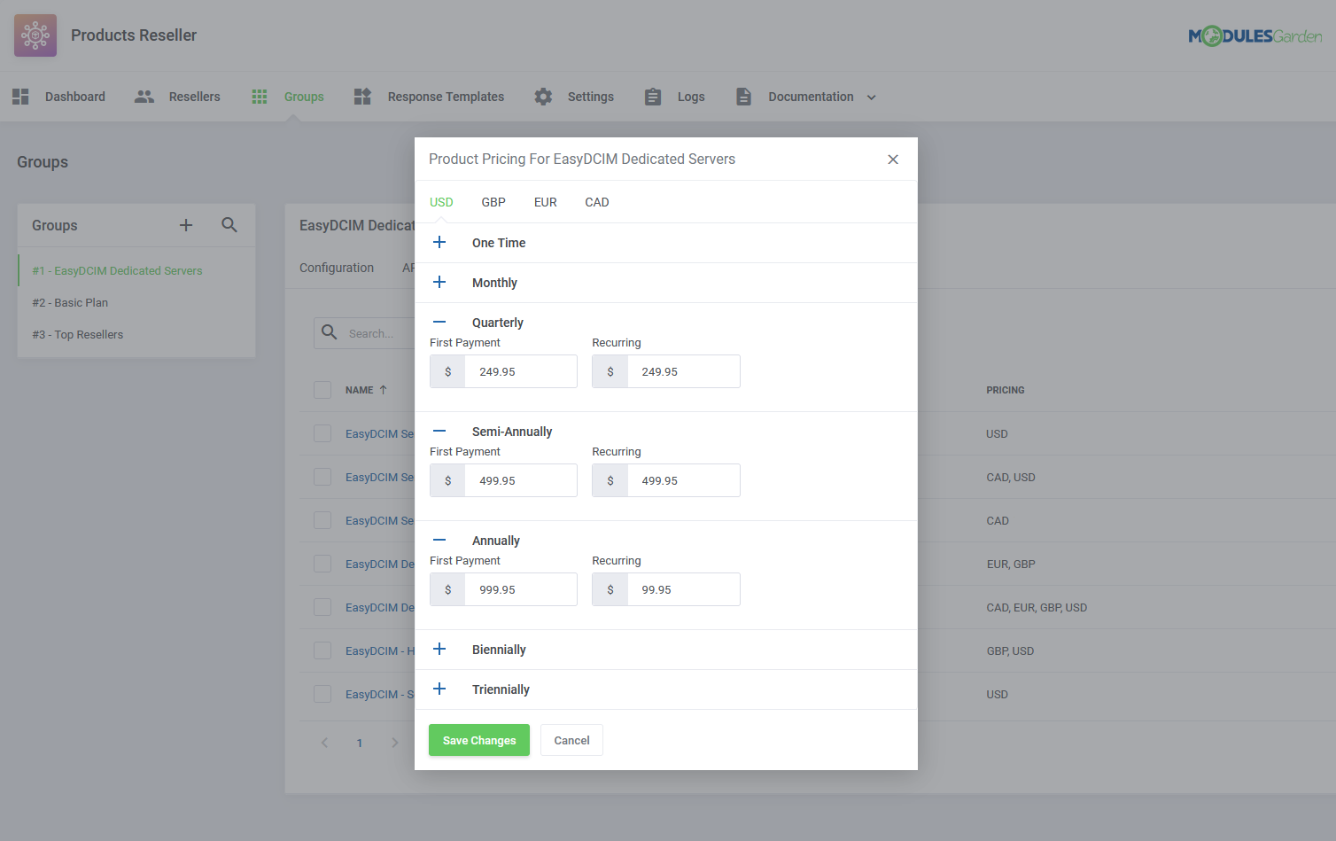 Servers Reselling - EasyDCIM Billing Integration - Screenshot 3