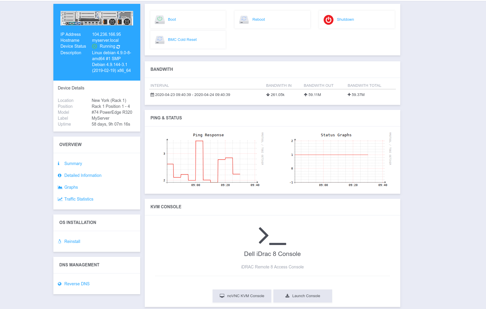 Remote Console Access - EasyDCIM Client Control - Screenshot 1