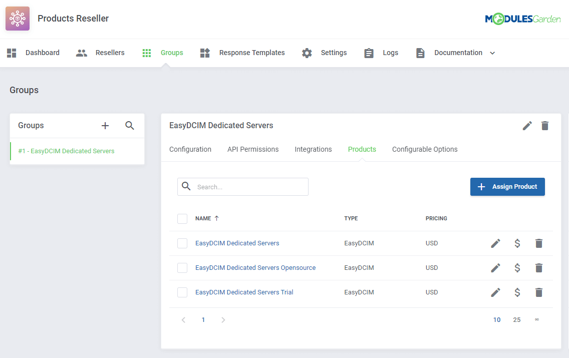 Complete Management of Resellers - EasyDCIM Servers Reselling - Screenshot 4