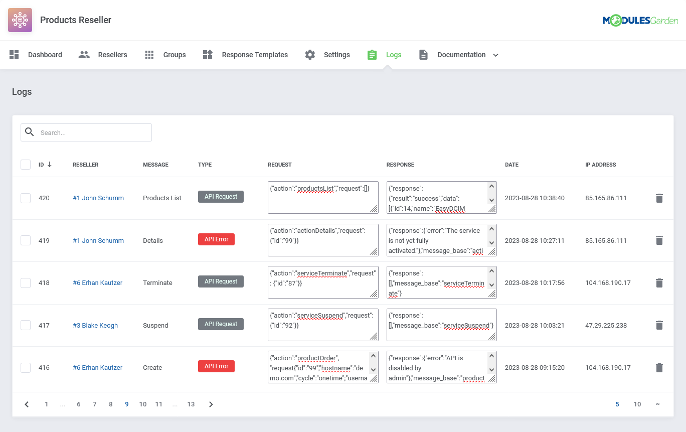 Complete Management of Resellers - EasyDCIM Servers Reselling - Screenshot 5