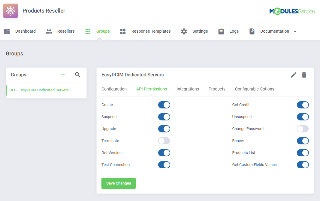 Dedicated API and WHMCS Integration - EasyDCIM Servers Reselling - Screenshot 2