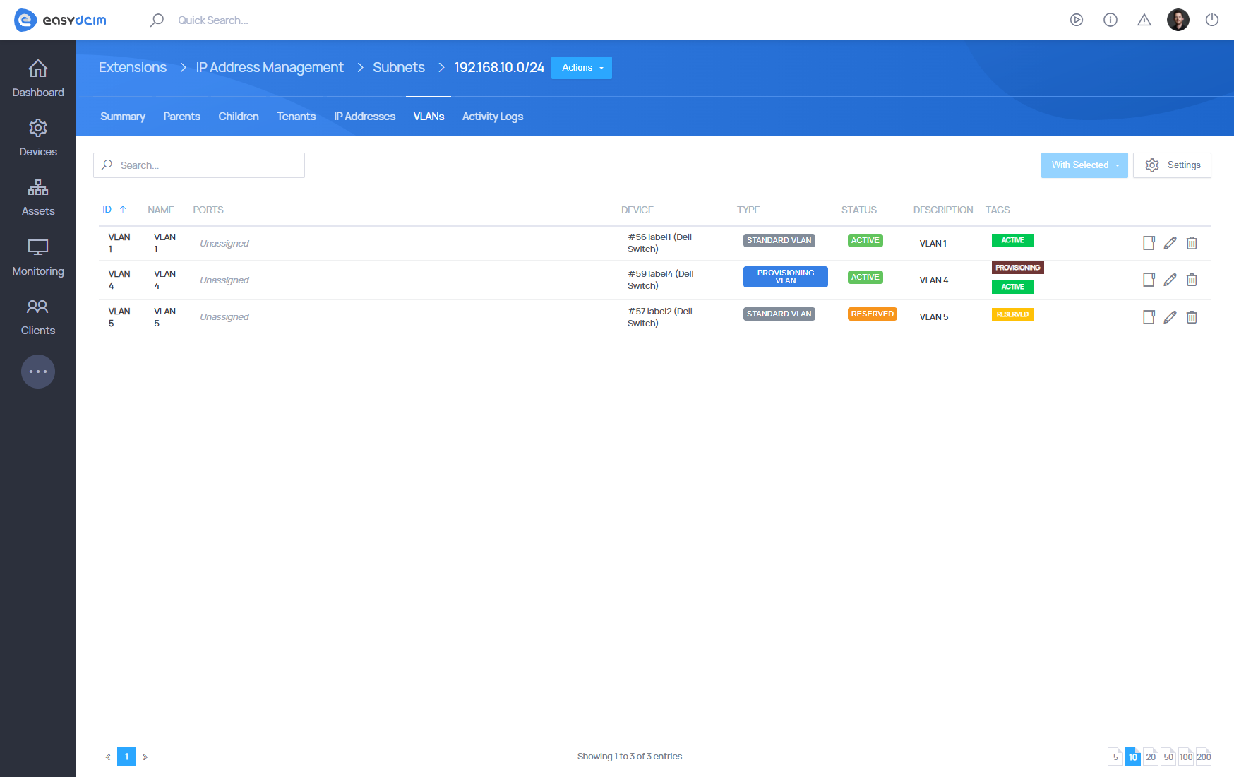 IP Address Management For EasyDCIM Extension - Screenshot 11