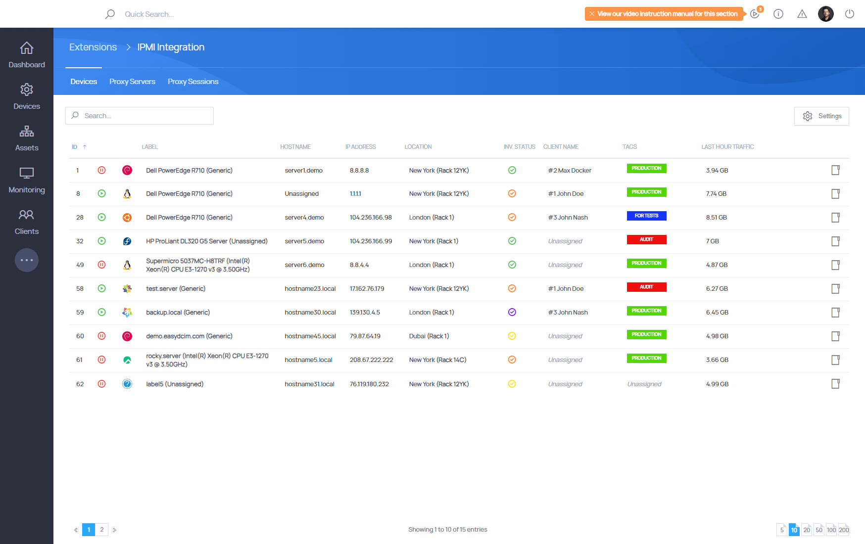 Resource Search - IPMI